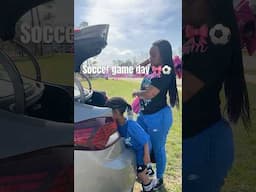 Game day vlog ⚽️🎀 #youngmomvlogs #soccerplayer #momlife