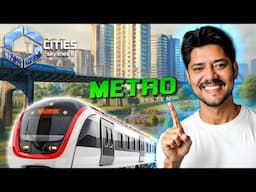 #6 | BIGGEST METRO SYSTEM TONIGHT | Cities Skylines 2 | Full Gameplay | Hindi