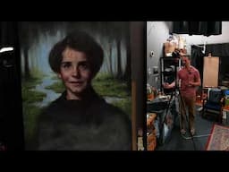 Charlene Richard Oil Painting Portrait - Day 10