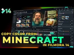 Color Grade Like the Minecraft Movie in Filmora | AI Color Palette Tutorial