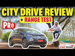 MG Windsor EV Pro City Drive Review + Real Range Test 🔥 Best Electric Car in Rs 20 Lakh ? 🤯
