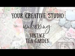 Unboxing the VINTAGE TEA GARDEN Collection from My Creative Studio
