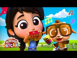 FULL EPISODE: Guess the MISSING Colors Game w/ Farmer Mia and Baby Goat! #19 🎨🎶 | Barnyard Daycare