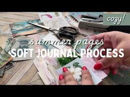 Summer Stories Stitched in Paper: Finding Calm in Color #junkjournal