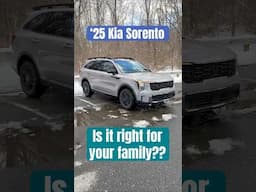 Is the 2025 Kia Sorento the right vehicle for your family?? #kia #kiasorento