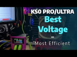 IceRiver KS0 Most Efficient Voltage Testing!! #crypto #iceriver #kaspa