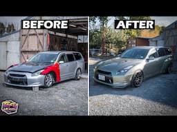 Building a Widebody GTR Wagon in 10 Minutes!