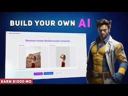 I Built My Own AI Background Remover Website in 5 Minute with NO CODING