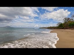 Walking a Hidden Beach in St. Kitts | Relaxing Waves & Seaside Views