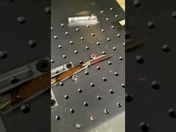 Batch Engraving Knives with a 80W JPT MOPA Fiber Laser #shorts #fiberlaser #mopalaser