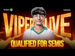 🔴QUALIFIED FOR BMPS SEMIS!! | CLASSICS TODAY | iQOOxRGEViPER IS LIVE!| 30K TODAY? | #bgmilive