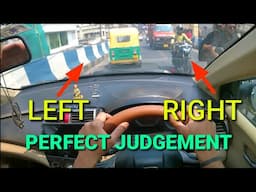 Perfect left side judgement in car| Right side judgement for learners|@rahul_arora