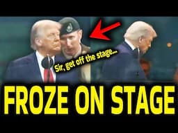 Trump RUSHED OFF STAGE After FREEZING Mid Speech