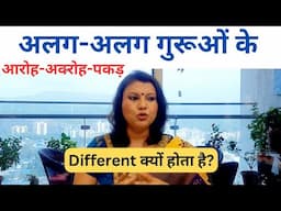 आरोह-अवरोह-पकड़ अलग अलग किऊ होता है अलग गुरुओं के पास ?Why Aroh -Avroh -Pakad are different ?