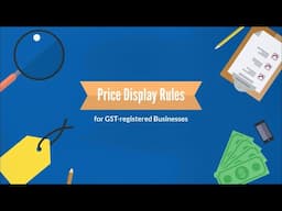 Price Display Rules for GST-registered Businesses