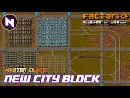 CITY BLOCK 2.0 - Improved Base Design For SPACE AGE | Factorio Master Class