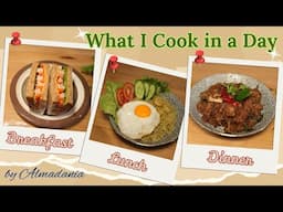 What I Eat in a Day as Indonesian Mom - Mutton Chukka | Lemon Leaves Fried Rice | Prawn Sandwich