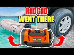 Can RIDGID Inflator Handle ANYTHING From Tires To River Floats?