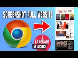 How to Easily Take a FULL PAGE Screenshot in Chrome Windows 11