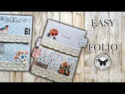 Fun Flip Flap Folio! Beginner Friendly Junk Journal Craft