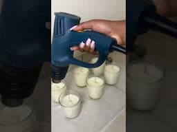 Make soy wax candles with me 🕯️✨#semxtjc #candlemaking #smallbusiness #scentbucket