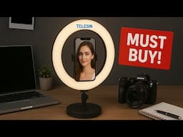 YouTuber और Instagram Influencers की पहली पसंद - 3000 के अंदर बेस्ट Desktop Ring Light? TELESIN