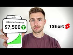 $7,500 With ONE Faceless YouTube Short (YT Shorts Automation)