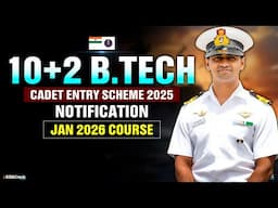 10+2 Cadet Entry Scheme Indian Navy Notification 2025