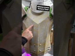 Adding Textures to my Cosplay Armor - Oblivion #cosplay #diycosplay #cosplayarmor