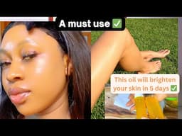 You will never have dull skin after using this Oil. 100% Effective.