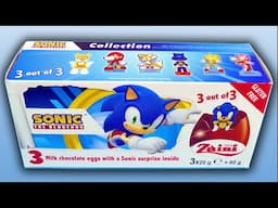 3 Sonic the Hedgehog Surprise Eggs Zaini from Italy ASMR Oddly Satisfying No Talking Video