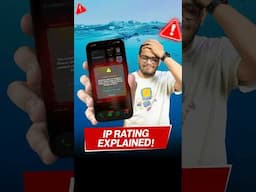 IP Rating doesn’t mean your phone is waterproof! #iprating #smartphone