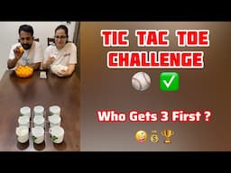 Cups & Ball Tic-Tac-Toe  Challenge! ☕️🏐 Who Will Win? 🏆💰