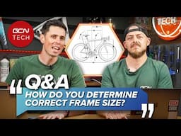 Bike Size Vs Bike Fit, Sram BB Spacers, Removing Water From Rims | GCN Tech Clinic