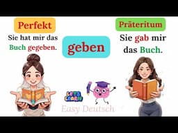 🏆 DEUTSCH B1 Level erreichen! 📈 Präteritum vs. Perfekt mit 75 Sätzen 🎪