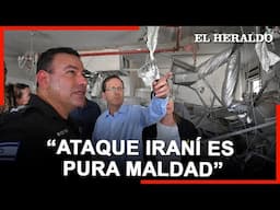 Herzog visita la zona donde un misil iraní mató a cuatro israelíes Es pura maldad