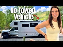 How we RV WITHOUT a Towed Vehicle (34ft 4x4 Class C RV Golden, CO)