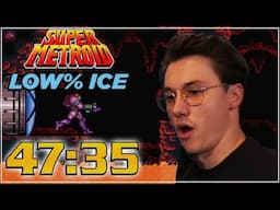 [WORLD RECORD] Super Metroid Low% Ice in 47:35!!