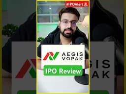 Aegis Vopak Terminals IPO Review - APPLY or AVOID?| Aegis Vopak IPO GMP, Date & Details #shorts #ipo