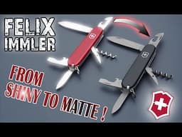 How to matte Tools & Scales of a Swiss Army Knife - a wonderful DIY modification!