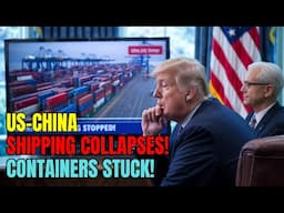 Ports OVERFLOW as U.S. Halts China Shipping — Trump Scrambles, Boeing Shares Crash! Tariffs, Trade