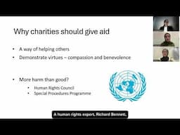 Is Providing Charity Support to Afghanistan Ethical?