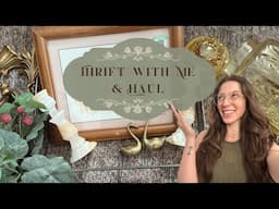 THRIFT W ME + HAUL 😍 - estate sale/thrift stores & this  thrift store still has THRIFT STORE prices!