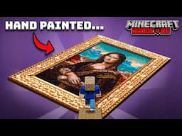 The MONA LISA. Made in Hardcore Minecraft. By Hand.