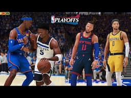 Simulating the 2025 NBA Conference Finals on 2K! WILDEST PLAYOFFS EVER! (Live Games)