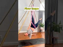 Do you ever free flow in the hammock? 💃🤔 #aerialyoga #aerialhammock