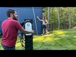 Installing Electric Car Charger & Hot Tub Prep | Cafe Build & Vacation Home | Episode 3