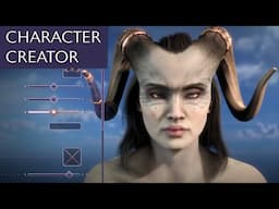 Character Creator (Qunari) in Dragon Age: The Veilguard