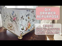 Upcycled Drawer DIY: Repurpose with IOD Decor Transfers