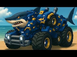 Brainrot animals Monster Truck version Animation